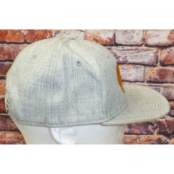 Golden Rhino Embroidered Grey Snapback Cap By Otto  One Size Fits Most - Picture 2 of 6
